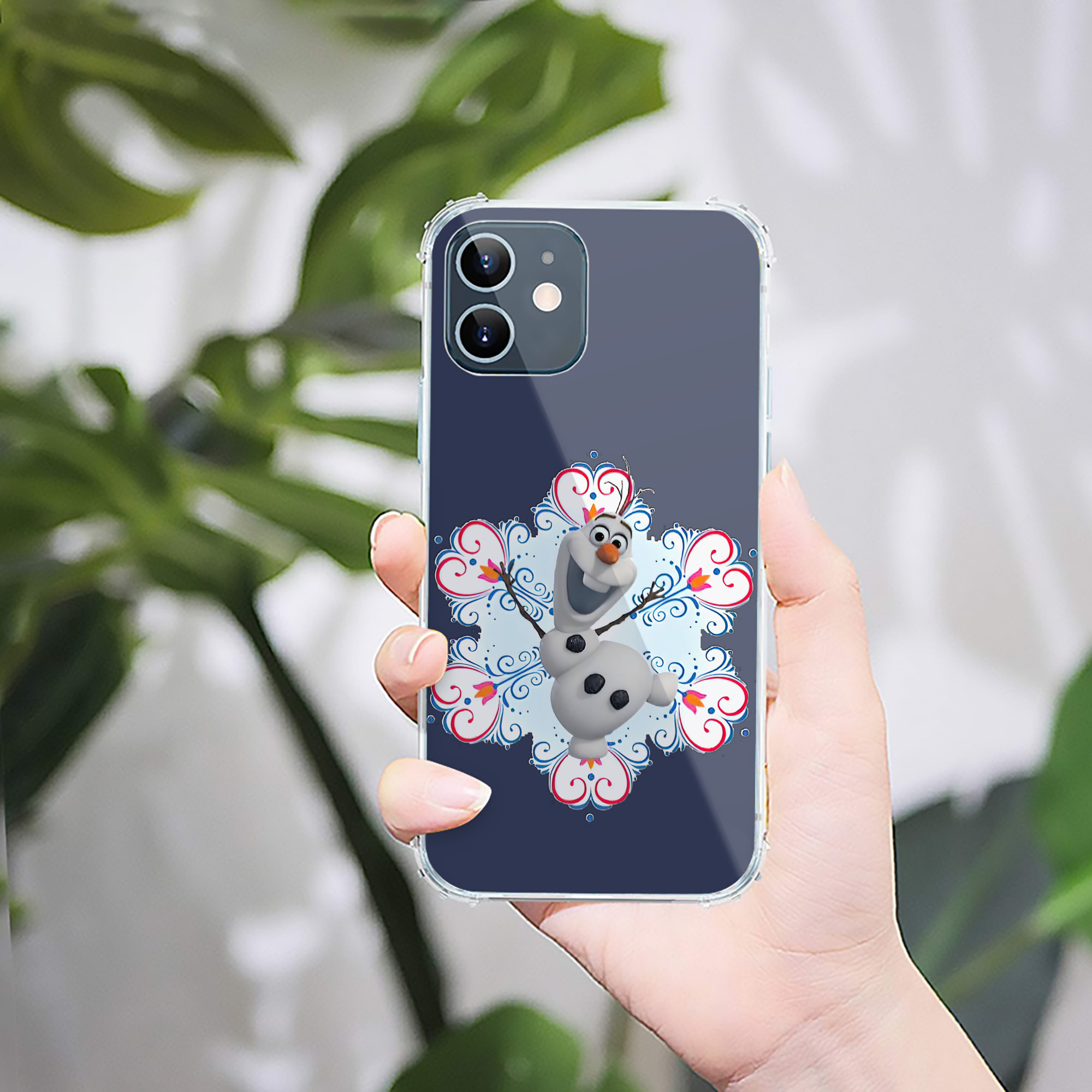 （画像用） アナと雪の女王 アンナ エルサ Frozen Anna Elsa 【iPhone 12シリーズ対応】透明スマホケース（クリアソフトケース）